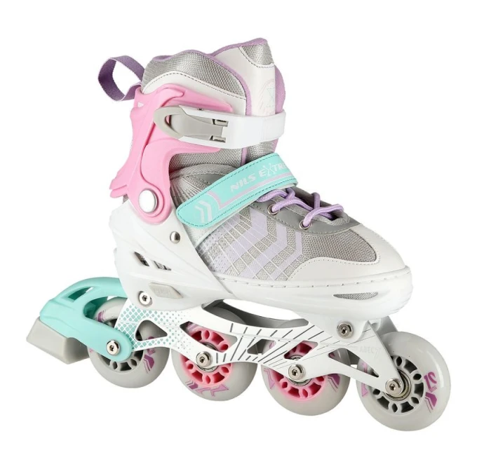 růžové inline brusle velikosti s velikosti model 21810812 - Nils Extreme růžové inline brusle velikosti s velikosti model 21810812 - Nils Extreme