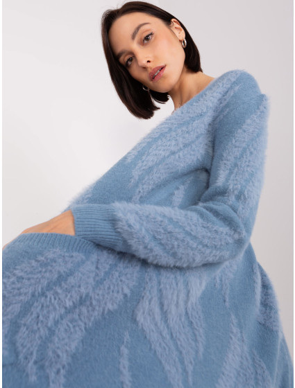 Sweter AT SW 234501.00P niebieski