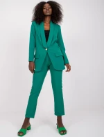 Dámské sako DHJ MA 15621 zelené