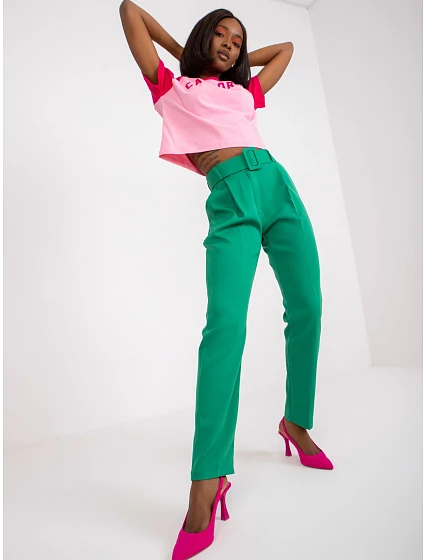 DHJ kalhoty SP model 17251722 světle zelená - FPrice