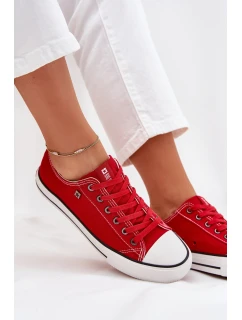 Dámské nízké tenisky Big Star – červené
