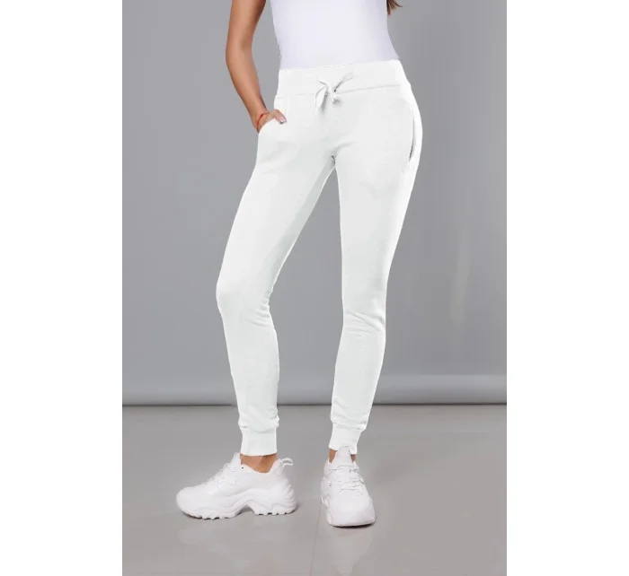 Bílé teplákové kalhoty model 21475474 - J.STYLE