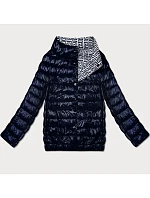 Lekko ocieplana dwustronna kurtka do bioder Goodlookin granatowa (P21-7213/7212-99)