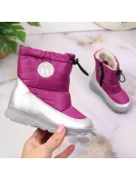 Jr zateplené sněhule fuchsiová model 17651407 - Kornecki