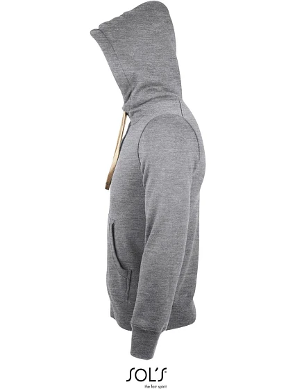 SOL'S Sherpa Unisex mikina s kapucí model 22523967 grey melange SOL'S Sherpa Unisex mikina s kapucí model 22523967 grey melange