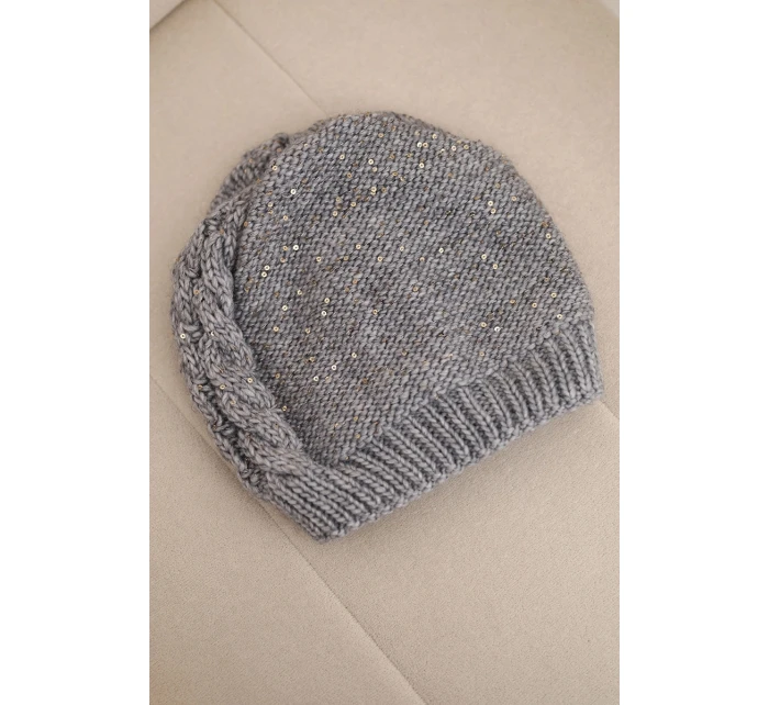 Dámská čepice Amira K359 světlá šedá