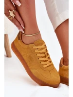 Dámské Semišové Tenisky Big Star model 21703168 HIPOLY SYSTEM Žluté - Big Star Shoes Dámské Semišové Tenisky Big Star model 21703168 HIPOLY SYSTEM Žluté - Big Star Shoes