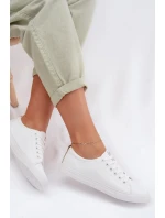 Dámské tenisky z eko kůže Big Star model 22009843 Bílé - Big Star Shoes