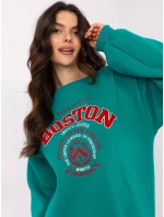 Mikina EM BL 617 model 20822490 tyrkysová - FPrice Mikina EM BL 617 model 20822490 tyrkysová - FPrice