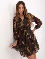 Sukienka IT SK model 21488822 ciemny zielony - FPrice Sukienka IT SK model 21488822 ciemny zielony - FPrice