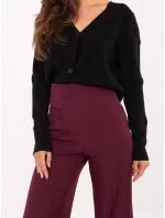 Spodnie IT SP model 21302554 bordowy - FPrice Spodnie IT SP model 21302554 bordowy - FPrice