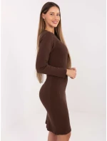 RV SK šaty A1049.99 tmavě hnědé RV SK šaty A1049.99 tmavě hnědé