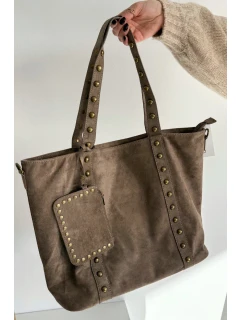 Dámská kabelka se zdobením – béžová Kynelle