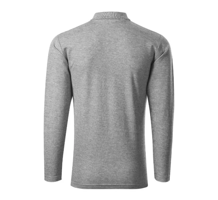 Pique Polo LS polokošile pánská tmavě šedý melír Pique Polo LS polokošile pánská tmavě šedý melír