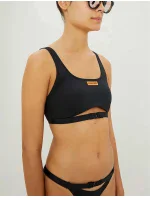 Vrchní díl plavek KW0KW00798-BEH černá - Calvin Klein Vrchní díl plavek KW0KW00798-BEH černá - Calvin Klein