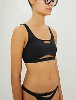 Vrchní díl plavek KW0KW00798-BEH černá - Calvin Klein