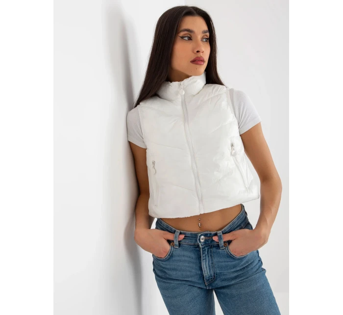 Dámská vesta NM KZ H 908.39P ecru - FPrice Dámská vesta NM KZ H 908.39P ecru - FPrice