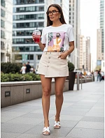 Dámské tričko MEMORY bílé FashionStreet RY2627 Dámské tričko MEMORY bílé FashionStreet RY2627