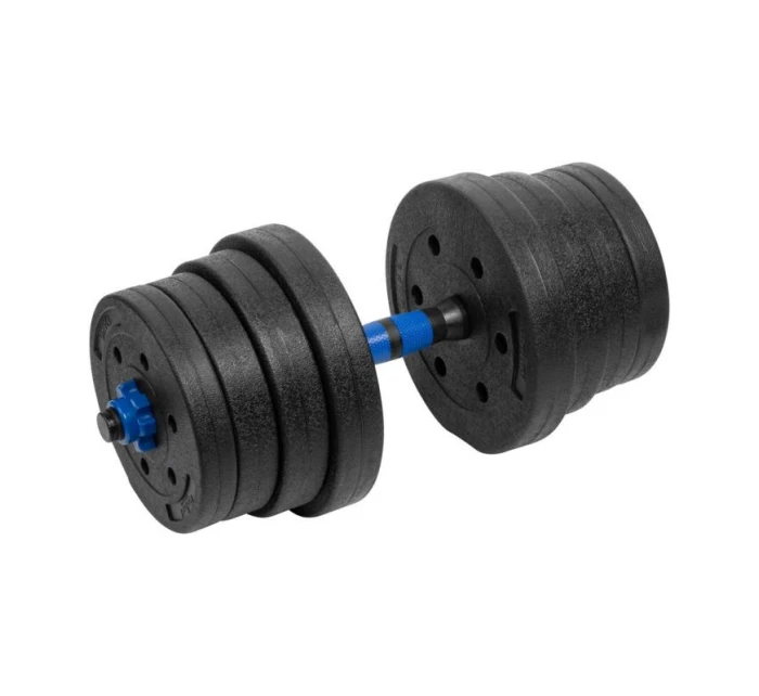 Nastavitelné bitumenové činky s konektorem 2x15 kg REBEL ACTIVE