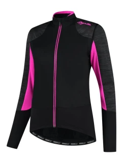 Rogelli dámská zimní bunda GLORY černo-růžová XS