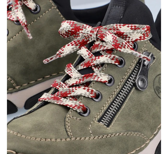 Pohodlná polobotka Rieker W RKR610 zelená