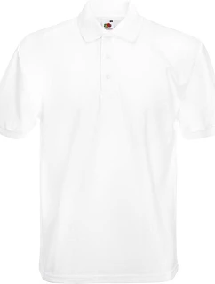 Fruit of the Loom Heavy 65/35 Pique Polo Piqué polo z těžké bavlny 16.3204 white