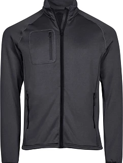 Tee Jays TJ 9100 Pánská strečová fleecová bunda 18.9100 dark grey