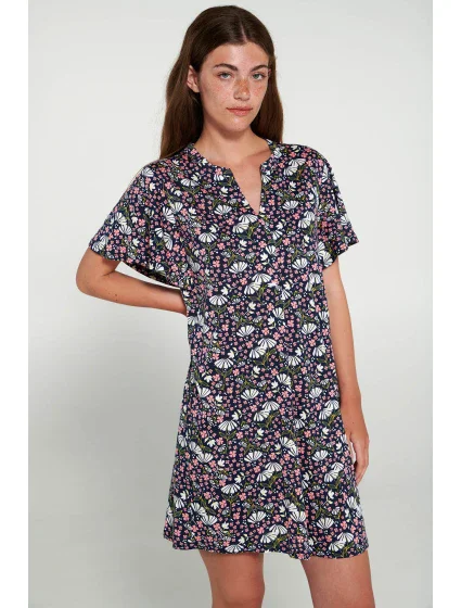 Noční košile s krátkými rukávy model 19696423 - Vamp