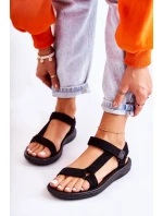 Dámské semišové sportovní sandály Černá model 21588075 - Boto Dámské semišové sportovní sandály Černá model 21588075 - Boto