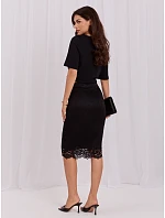 Spódnica MI SD model 21724657 czarny - FPrice Spódnica MI SD model 21724657 czarny - FPrice