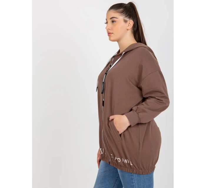 Mikina RV BL 8302.78 hnědá Mikina RV BL 8302.78 hnědá