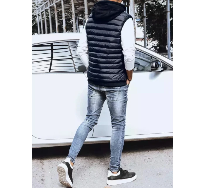 Pánská prošívaná modrá vesta Dstreet model 21964920 - FashionStreet Pánská prošívaná modrá vesta Dstreet model 21964920 - FashionStreet