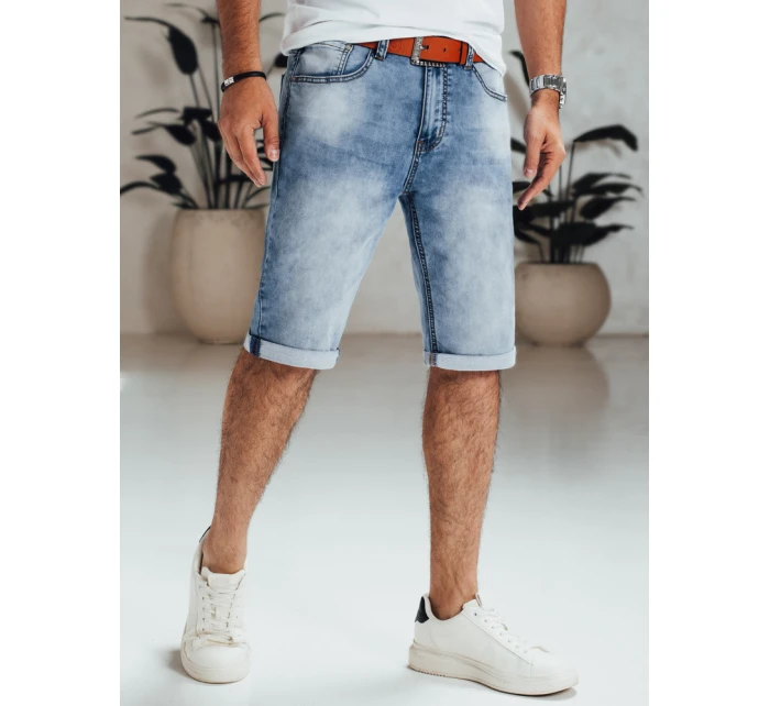 Pánské modré džínové šortky s páskem Dstreet model 21989939 - FashionStreet