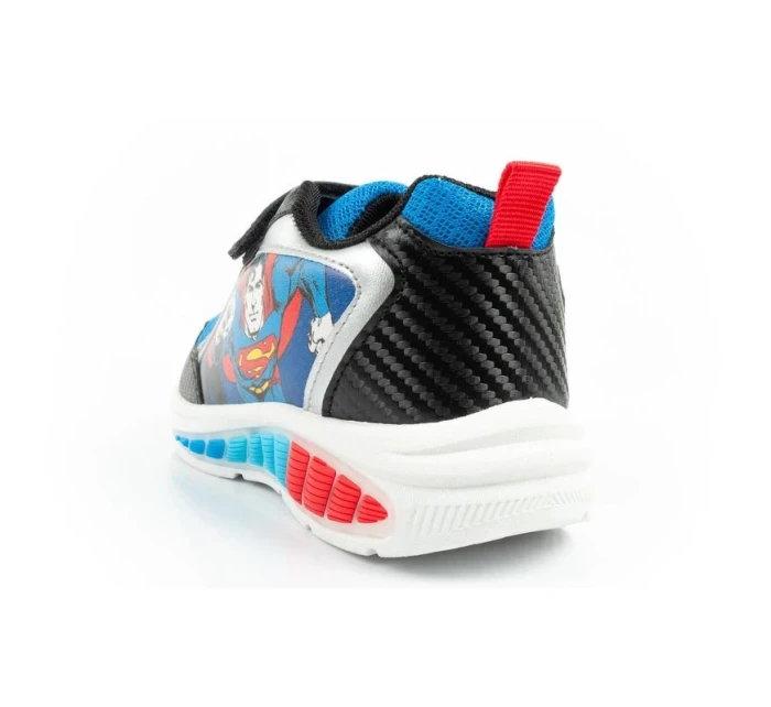 Leomil dětské sportovní boty tenisky pro chlapce Superman LED