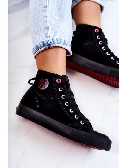 Dámské vysoké tenisky Cross Jeans JJ2R4055C černá
