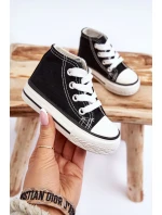 Dětské Vysoké Tenisky Černé Filemon