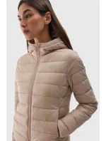 Dámská Péřová Bunda S  Béžová model 21678388 - 4F