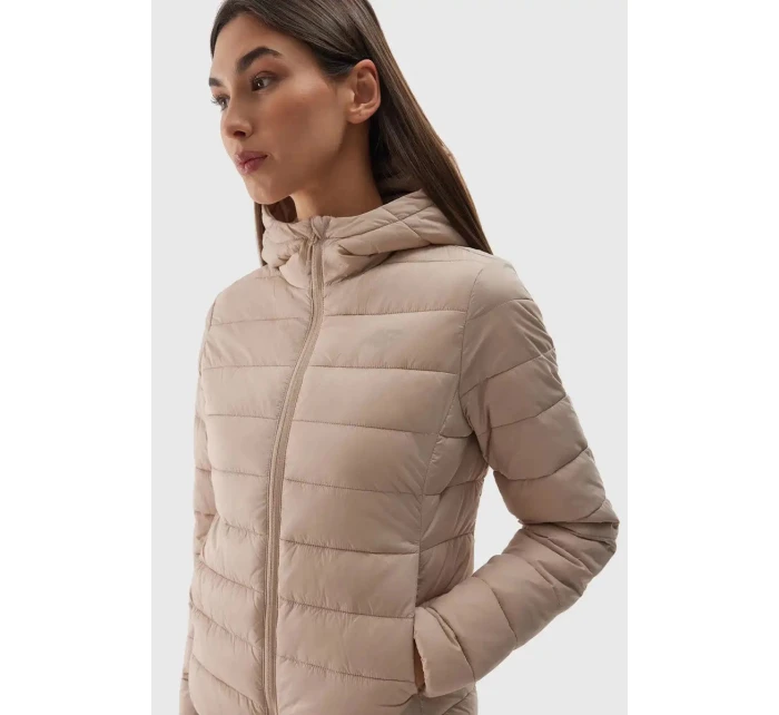 Dámská Péřová Bunda S  Béžová model 21678388 - 4F