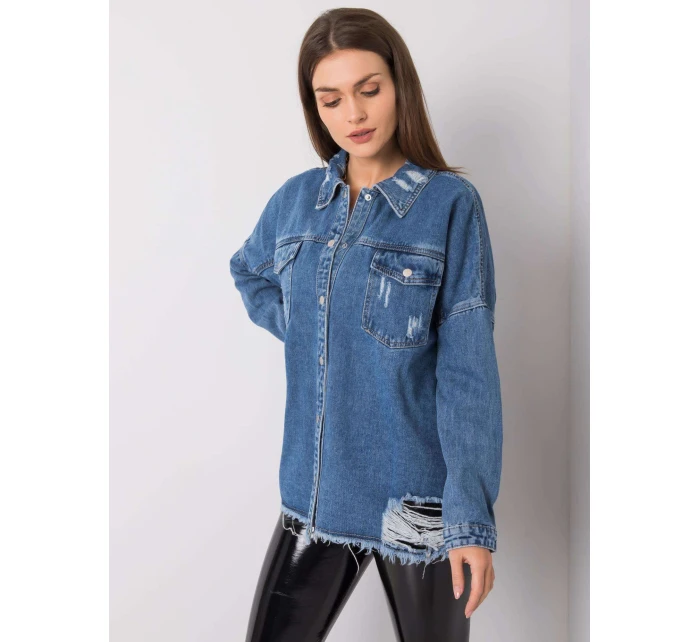 Košile EM KS model 14840337 tmavě modrá - FPrice Košile EM KS model 14840337 tmavě modrá - FPrice