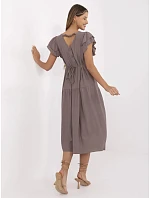 Sukienka MI SK model 21142015 ciemny bezowy - FPrice