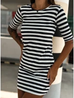 Šaty TW SK 2092.83P bílé a černé