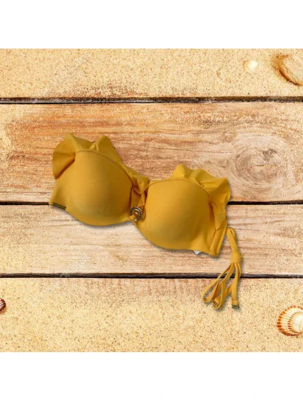 Vrchní díl plavek model 21129940 žlutý - Selmark Vrchní díl plavek model 21129940 žlutý - Selmark