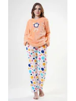 Dámské pyžamo dlouhé Kuličky