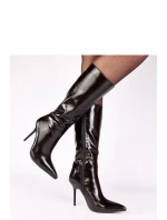 Kozačky na podpatku model 221673 Solea Kozačky na podpatku model 221673 Solea