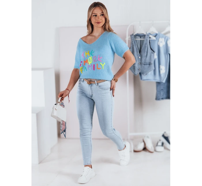 Dámský svetr FATEL modrý FashionStreet MY2316