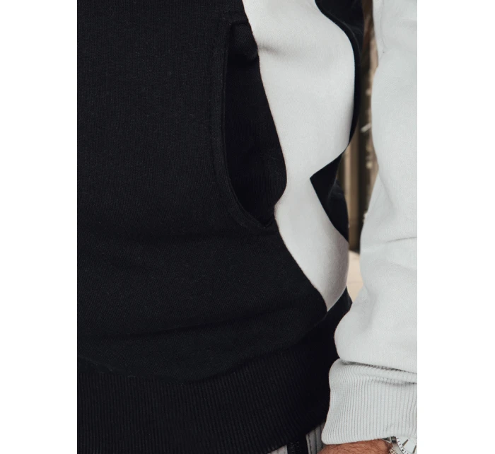 Pánská mikina na zip se stojáčkem černá Dstreet model 21986046 - FashionStreet Pánská mikina na zip se stojáčkem černá Dstreet model 21986046 - FashionStreet