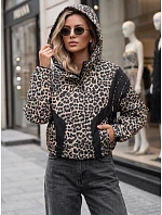 Kurtka damska przejściowa w z kapturem beżowa model 22366685 - FashionStreet