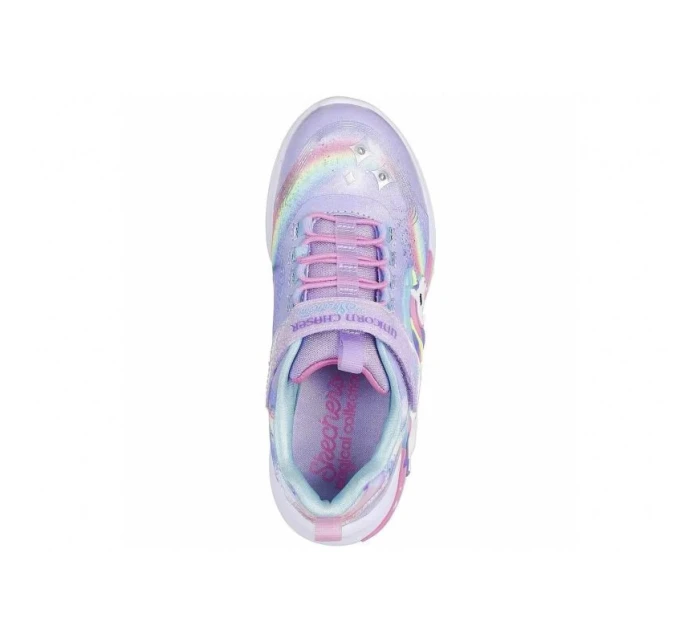 Skechers S Lights - Unicorn Chaser 302298L-LVMT Lavender/Multi dětské