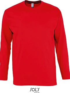 SOL'S Monarch Tričko s dlouhým rukávem 25.1420 red