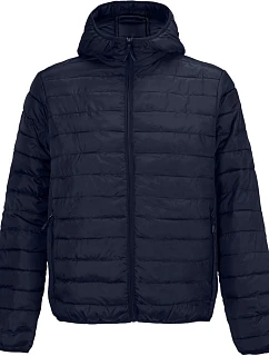 SOL'S Stream Jacket Men Lehká pánská prošívaná bunda s kapucí 25.4444 french navy